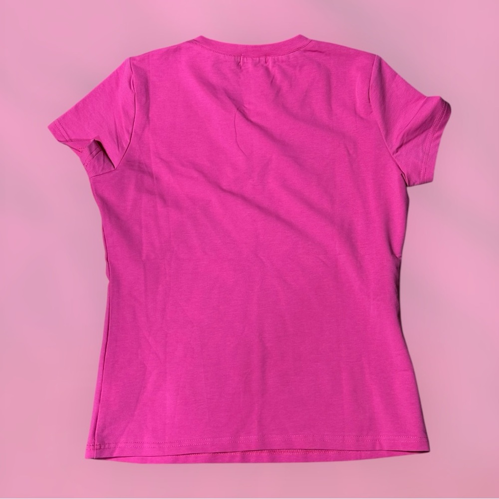 Women’s Mickey Mouse Pink T-Shirt Size Small (Rhinestones) - Picture 2 of 5